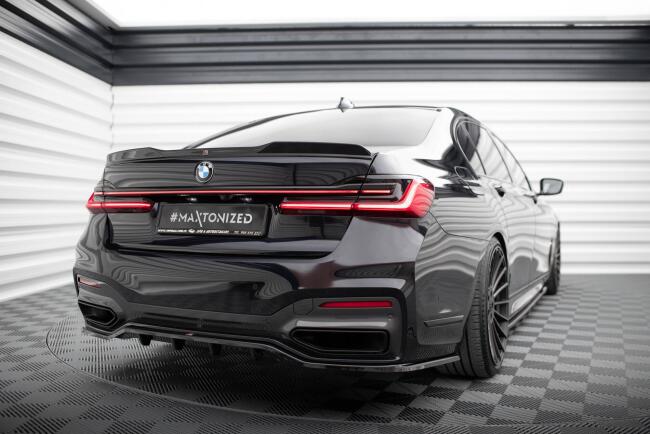 Maxton Design 3D Spoiler Lippe für BMW 7 M-Paket G11 schwarz Hochglanz
