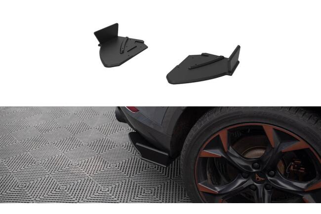 Maxton Design Street Pro Diffusor Flaps für Cupra Formentor Mk1 Schwarz matt