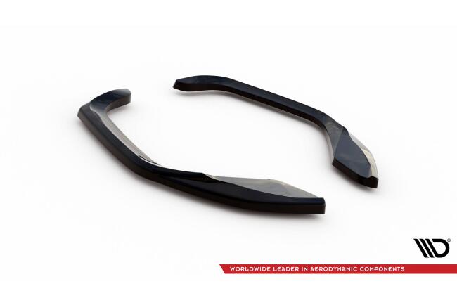 Maxton Design Diffusor Flaps für Cupra Leon Hatchback Mk1 Hochglanz schwarz