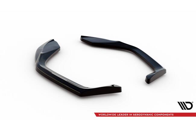 Maxton Design Diffusor Flaps für Cupra Leon Hatchback Mk1 schwarz Hochglanz