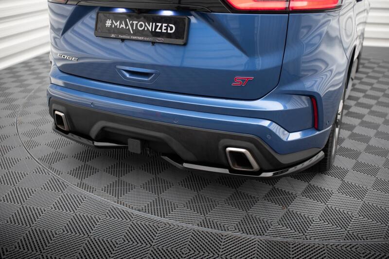 Maxton Design Diffusor Flaps für Ford Edge ST Mk2 Hochglanz schwarz