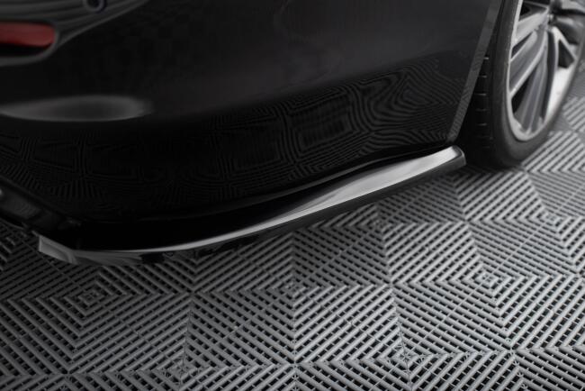 Maxton Design Diffusor Flaps V.2 für Infiniti Q50 S Mk1 schwarz Hochglanz