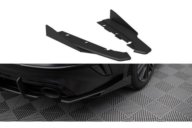 Maxton Design Street Pro Diffusor Flaps für Kia Proceed GT Mk1 Facelift schwarz mit Hochglanz Flaps