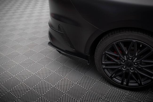 Maxton Design Street Pro Diffusor Flaps für Kia Proceed GT Mk1 Facelift Schwarz mit Hochglanz Flaps