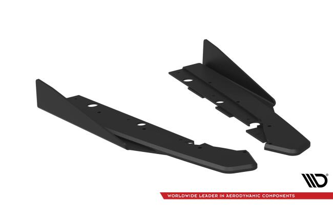 Maxton Design Street Pro Diffusor Flaps für Kia Proceed GT Mk1 Facelift Schwarz mit Hochglanz Flaps