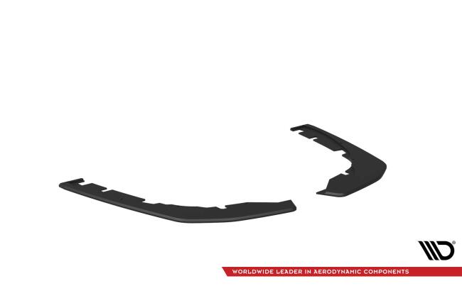 Maxton Design Street Pro Diffusor Flaps für Kia Stinger GT-Line Mk1 schwarz rot