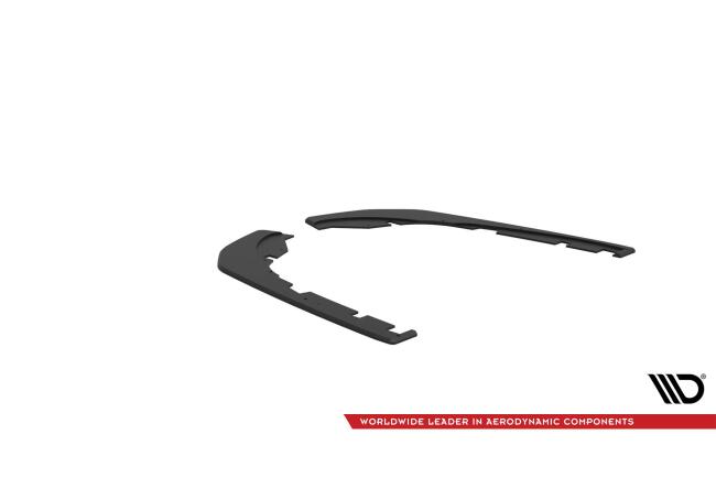 Maxton Design Street Pro Diffusor Flaps für Kia Stinger GT-Line Mk1 schwarz rot
