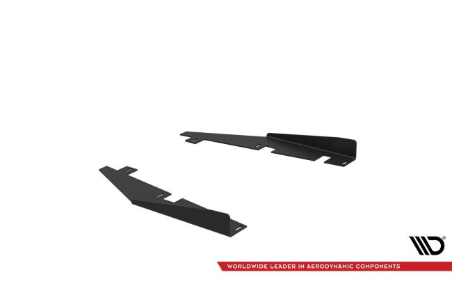 Maxton Design Hintere Seiten Flaps Kia Stinger GT-Line Mk1 Hochglanz schwarz