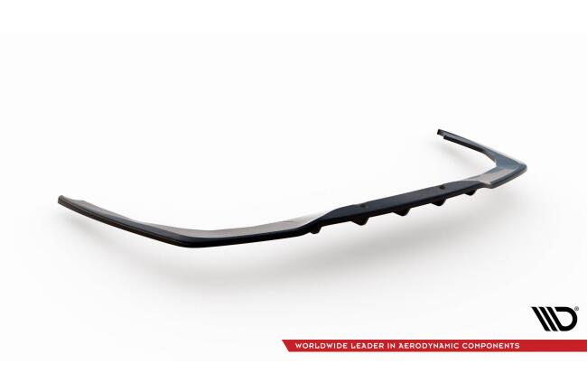 Maxton Design mittlerer Heckdiffusor DTM Look für Kia Stinger GT-Line Mk1 Hochglanz schwarz