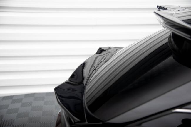 Unterer Maxton Design 3D Spoiler Lippe für Lexus RX Mk4 Facelift schwarz Hochglanz