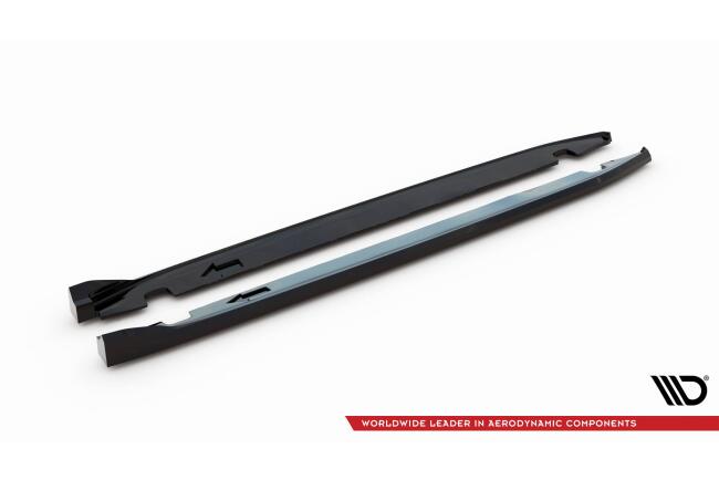 Maxton Design Seitenschweller für Lexus RX Mk4 Facelift Hochglanz schwarz