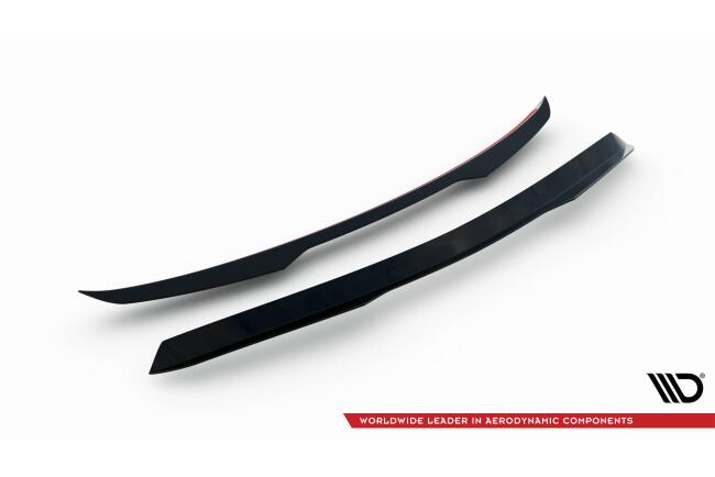 Maxton Design Spoiler Lippe für Mazda 3 Mk4 schwarz Hochglanz