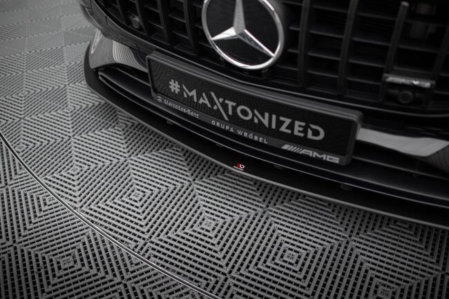 Maxton Design Street Pro Frontlippe für Mercedes-AMG A35 W177 Facelift Schwarz matt