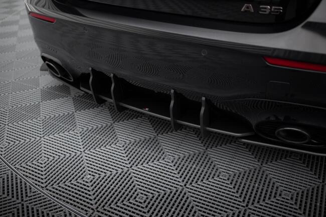 Maxton Design Street Pro Heckdiffusor für Mercedes-AMG A35 Hatchback W177 Schwarz matt