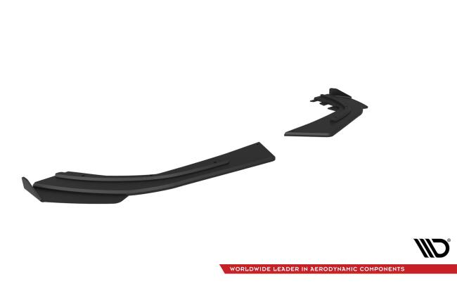 Maxton Design Street Pro Diffusor Flaps für Mercedes-AMG A35 Hatchback W177 Schwarz mit Hochglanz Flaps