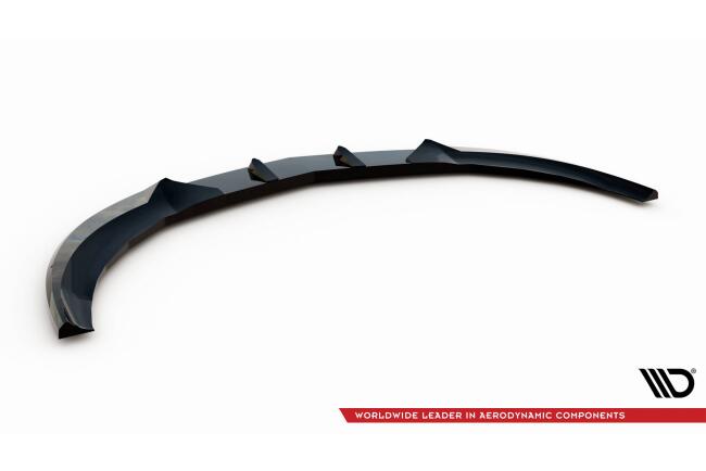 Maxton Design Frontlippe V.3 für Mercedes-Benz A45 AMG W176 schwarz Hochglanz