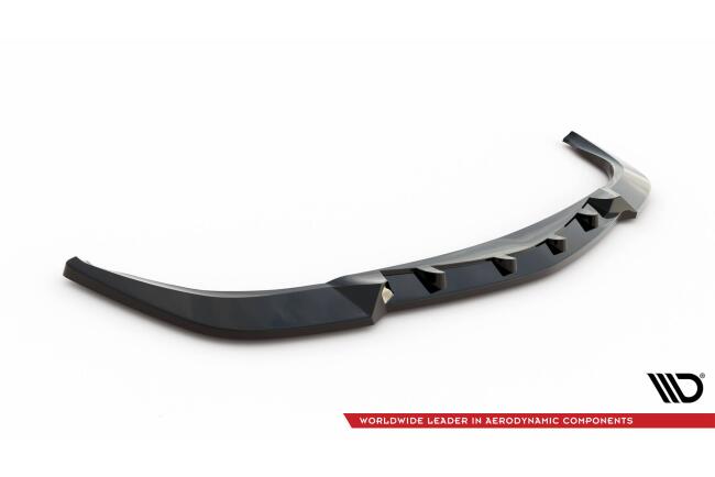 Maxton Design Frontlippe für Mercedes-Benz E 55 AMG W211 schwarz Hochglanz