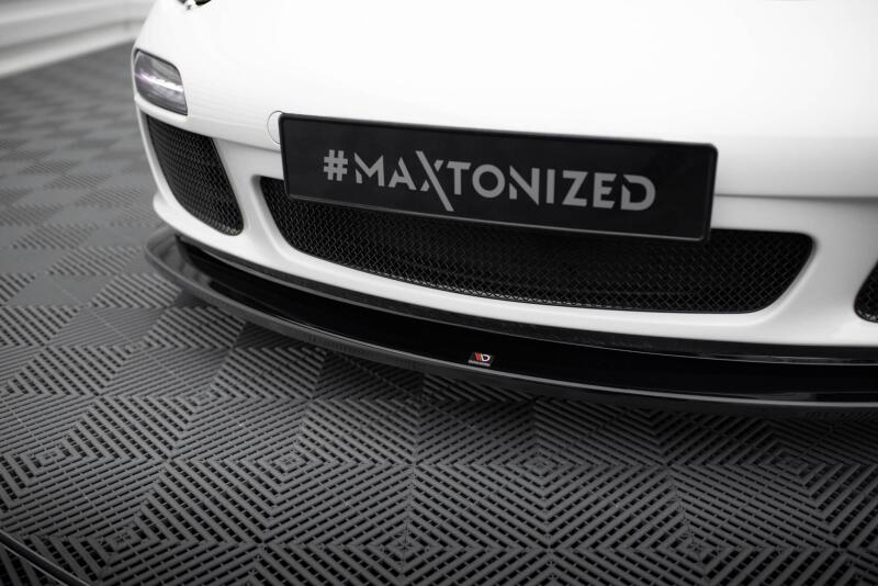 Maxton Design Frontlippe V.2 für Porsche 911 Carrera 997 Facelift Hochglanz schwarz