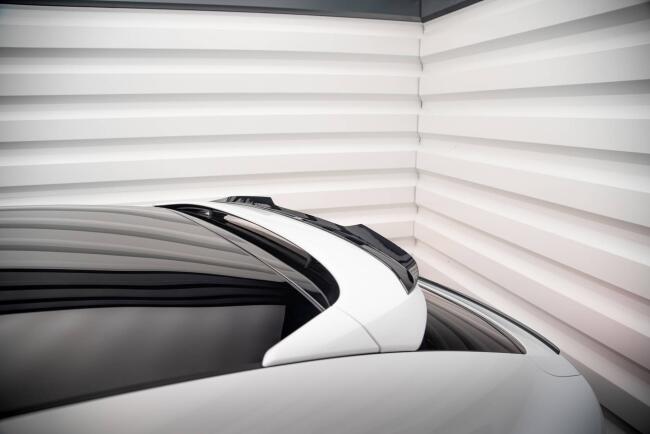 Maxton Design Spoiler Lippe für Porsche Cayenne Coupe Mk3 schwarz Hochglanz