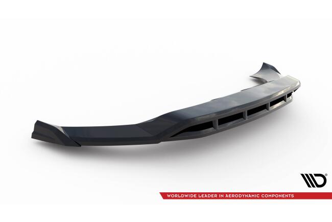 Maxton Design Frontlippe für Porsche Cayenne Coupe Mk3 schwarz Hochglanz