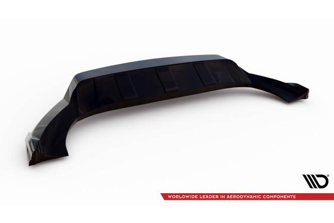Maxton Design Frontlippe für Porsche Cayenne Coupe Mk3 schwarz Hochglanz