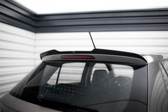 Maxton Design Spoiler Lippe für Skoda Fabia Hatchback Mk3 schwarz Hochglanz