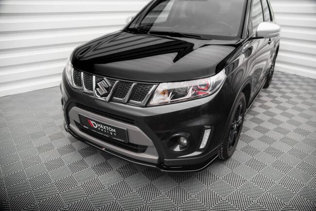 Maxton Design Frontlippe für Suzuki Vitara S Mk2 Hochglanz schwarz