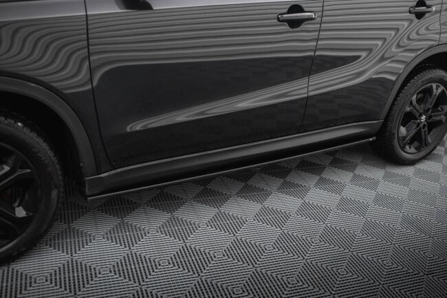 Maxton Design Seitenschweller für Suzuki Vitara S Mk2 Hochglanz schwarz