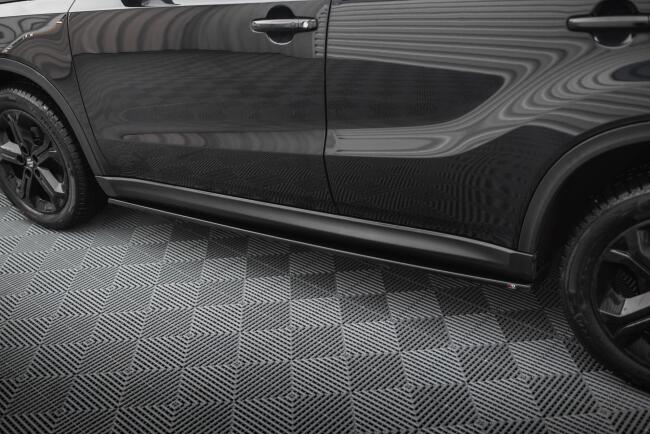 Maxton Design Seitenschweller für Suzuki Vitara S Mk2 schwarz Hochglanz