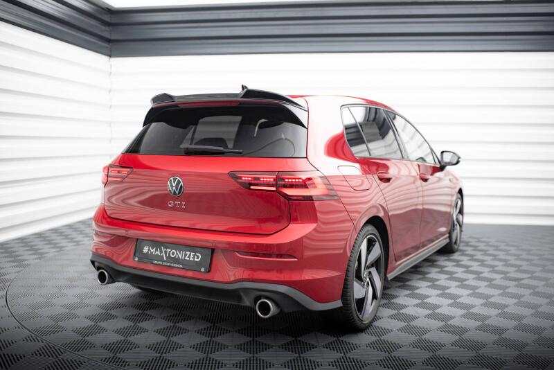 Maxton Design 3D Spoiler Lippe für VW Golf 8 GTI / R Hochglanz schwarz