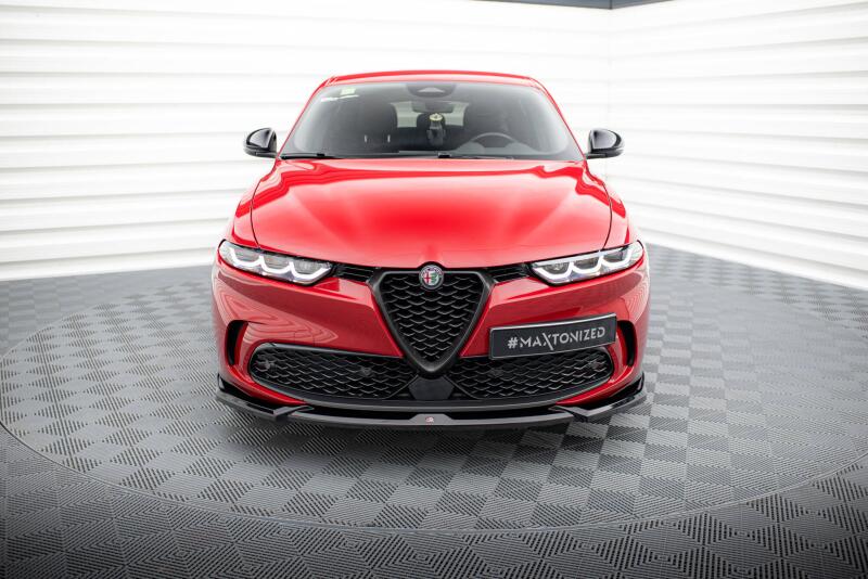 Maxton Design Frontlippe für Alfa Romeo Tonale Mk1 Hochglanz schwarz