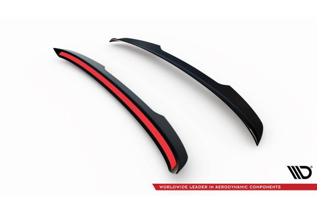 Maxton Design Heckspoiler Lippe für Audi A4 S-Line / S4 Avant B8 Hochglanz schwarz