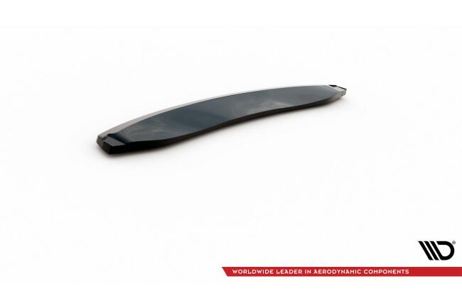 Maxton Design Mittlerer Heckdiffusor für Audi A6 Avant C7 Hochglanz schwarz