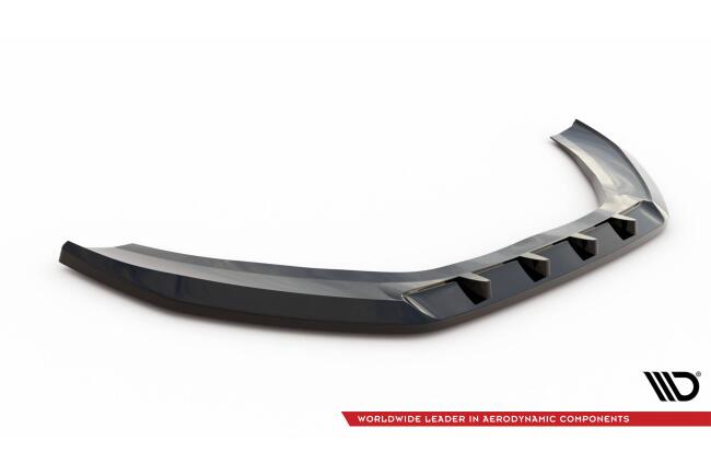 Maxton Design Frontlippe V.3 für Audi A6 C7 Hochglanz schwarz