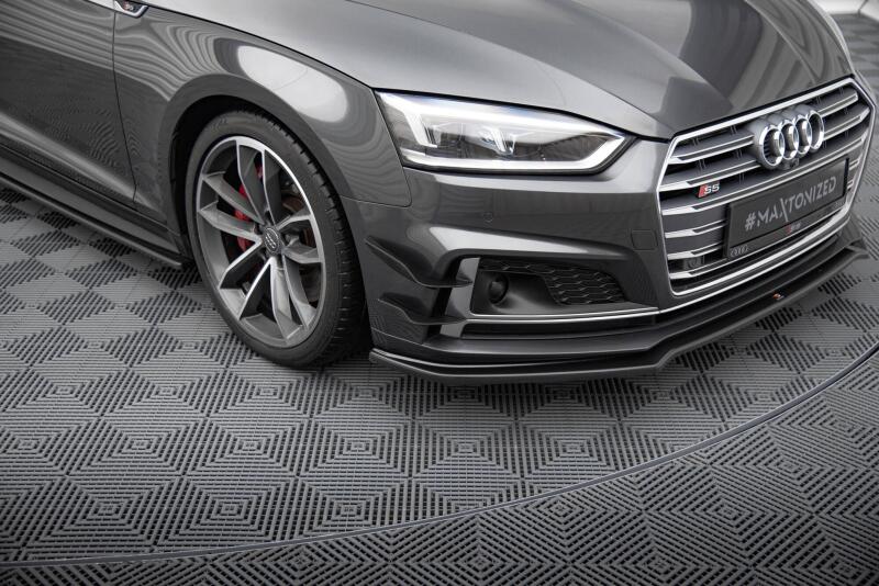 Maxton Design Stoßstangenflügel vorne (Canards) V.2 Audi S5 / A5 S-Line Coupe / Sportback B9 F5