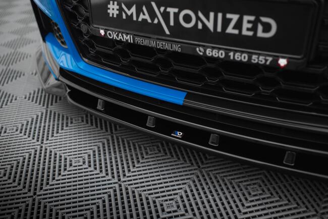 Maxton Design Frontlippe für Audi TT S 8S Facelift Hochglanz schwarz