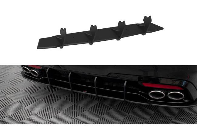 Maxton Design Street Pro Heckdiffusor für Kia Stinger GT-Line Mk1 Rot