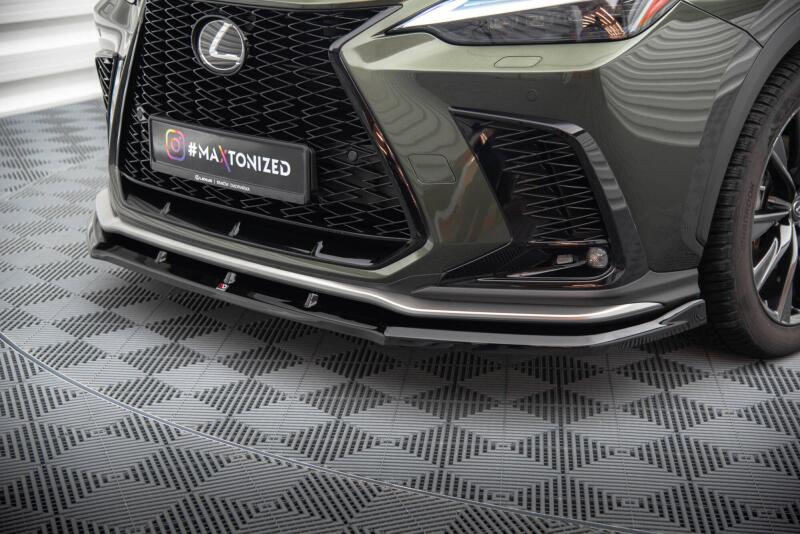 Maxton Design Frontlippe für Lexus NX F-Sport Mk2 Hochglanz schwarz