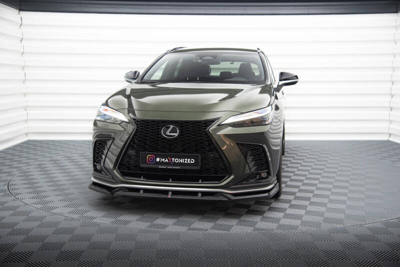 Maxton Design Frontlippe V.2 für Lexus NX F-Sport Mk2 Hochglanz schwarz