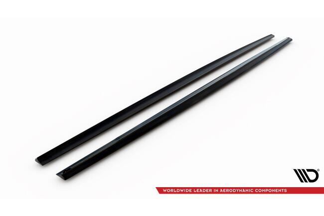 Maxton Design Seitenschweller für Mercedes-Benz S AMG-Line W223 schwarz Hochglanz