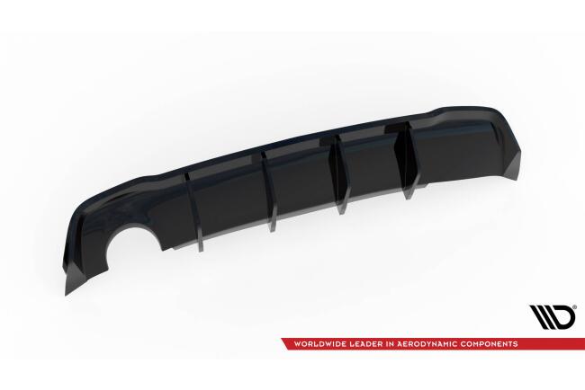 Maxton Design Heckdiffusor für Opel Astra GTC OPC-Line J schwarz Hochglanz