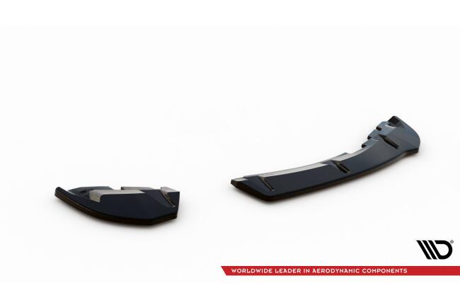 Maxton Design Diffusor Flaps für Seat Ibiza FR SC Mk4 Facelift schwarz Hochglanz