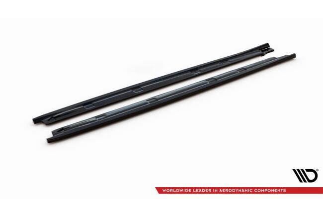 Maxton Design Seitenschweller für Seat Ibiza FR SC Mk4 Facelift schwarz Hochglanz