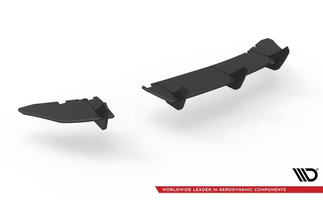 Maxton Design Street Pro Heckdiffusor für Seat Ibiza FR SC Mk4 Facelift Schwarz-Rot