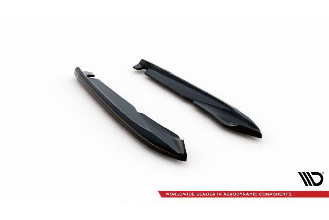 Maxton Design Diffusor Flaps V.2 für Seat Leon Cupra Sportstourer Mk3 Hochglanz schwarz