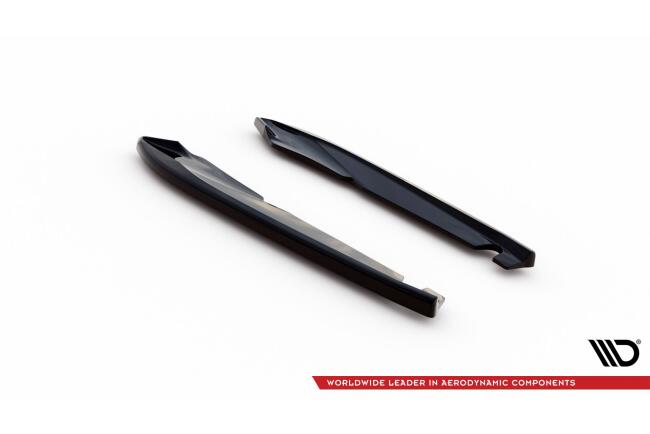 Maxton Design Diffusor Flaps V.2 für Seat Leon Cupra Sportstourer Mk3 Hochglanz schwarz