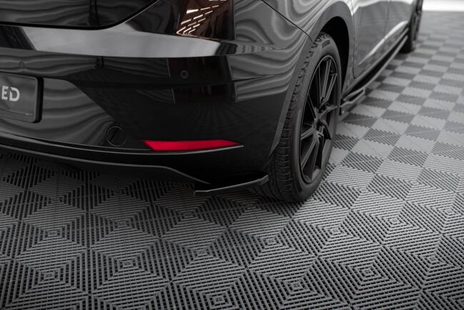 Maxton Design Diffusor Flaps für Seat Leon Mk3 Facelift Hochglanz schwarz