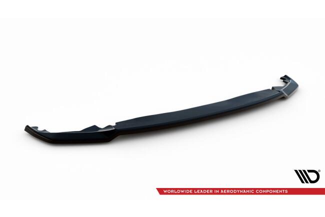 Maxton Design Mittlerer Heckdiffusor für Toyota Yaris Mk3 Facelift schwarz Hochglanz