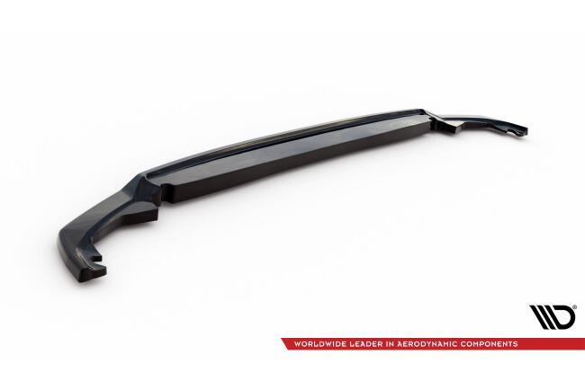 Maxton Design Mittlerer Heckdiffusor für Toyota Yaris Mk3 Facelift Hochglanz schwarz