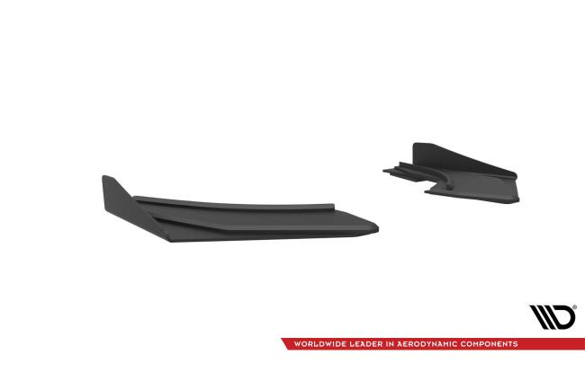 Maxton Design Street Pro Diffusor Flaps für Audi S3 Limousine 8V Schwarz-Rot
